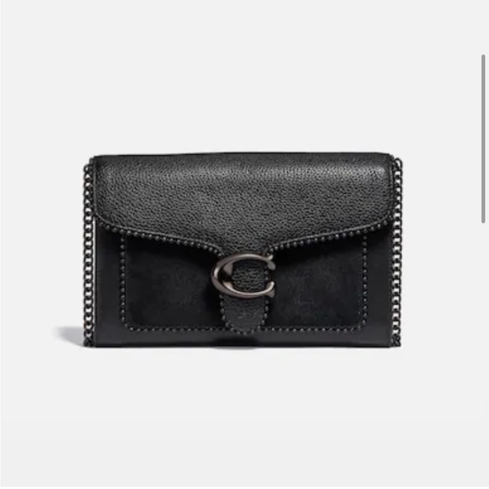 NWT COACH Tabby Clutch with bead chain - Picture 2 of 12